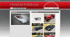 Desktop Screenshot of classiccars-forsale.com