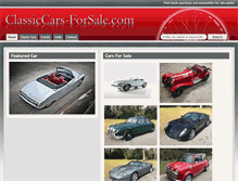 Tablet Screenshot of classiccars-forsale.com